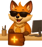 Foxy with wallet